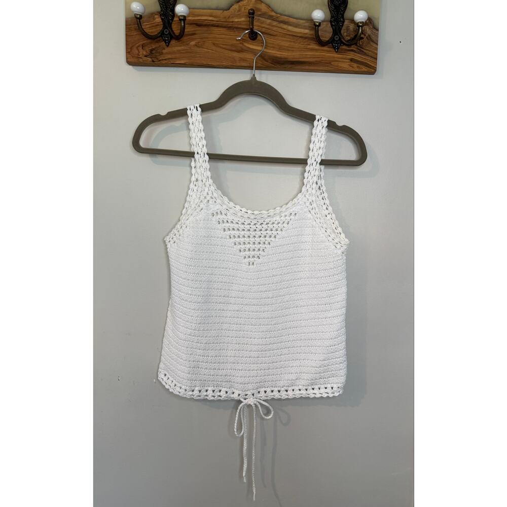 American Eagle Boho crochet tank women’s M